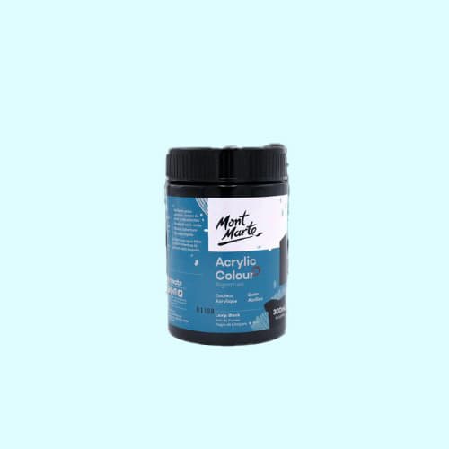 Mont Marte Premium Acrylic — Lamp Black