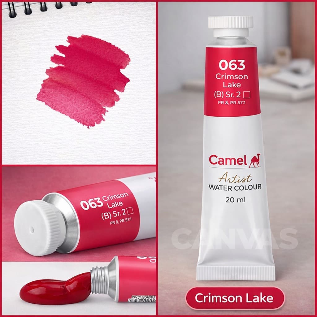 Watercolor — Crimson Lake