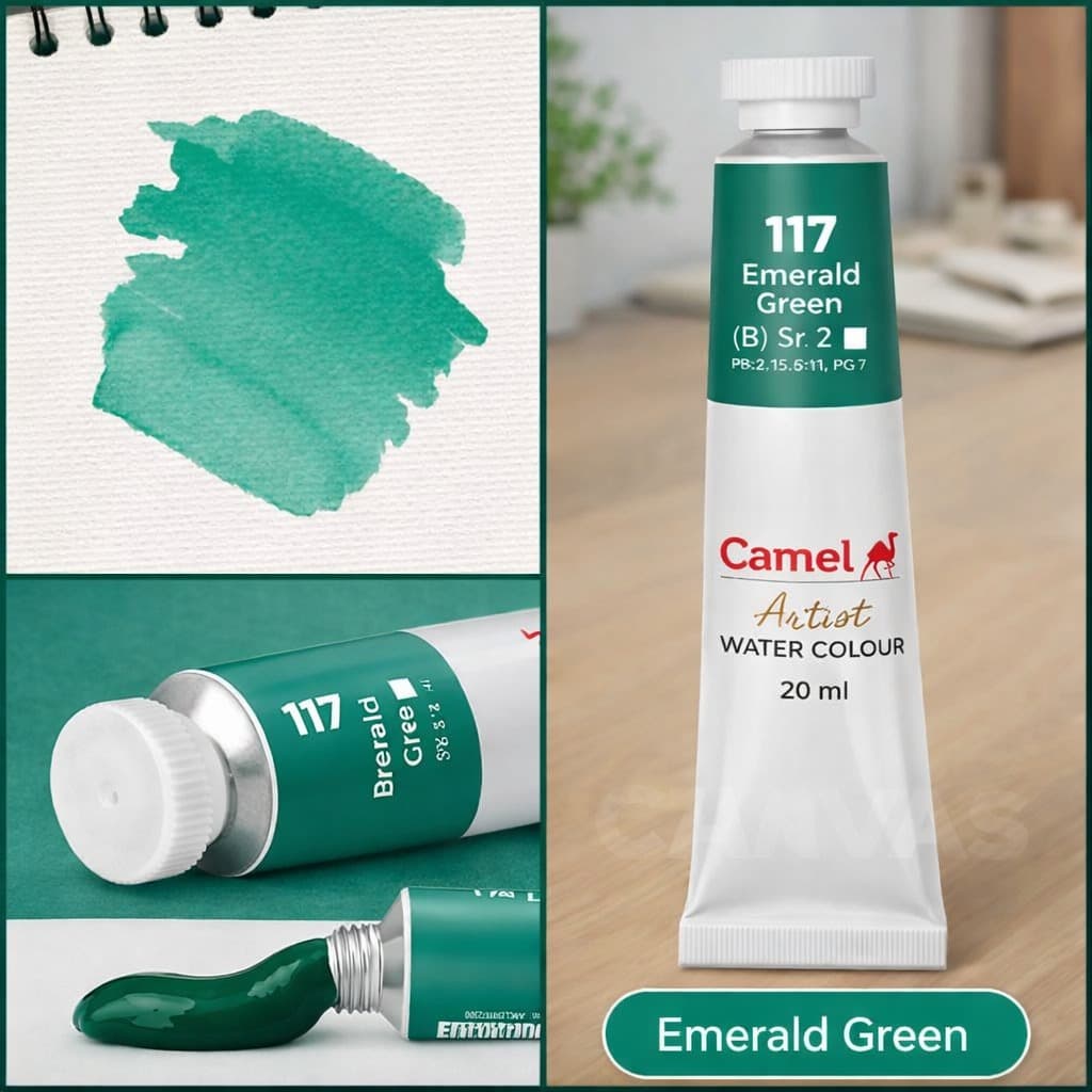 Watercolor — Emerald Green