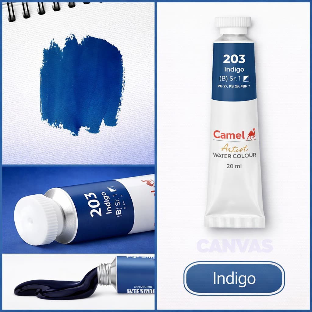 Watercolor — Indigo