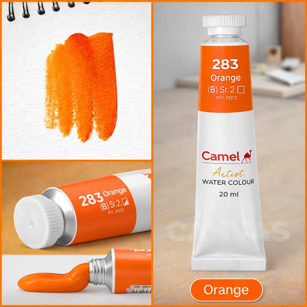 Watercolor — Orange