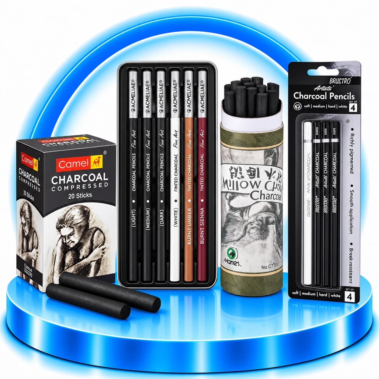 Charcoal Pencils & Sticks