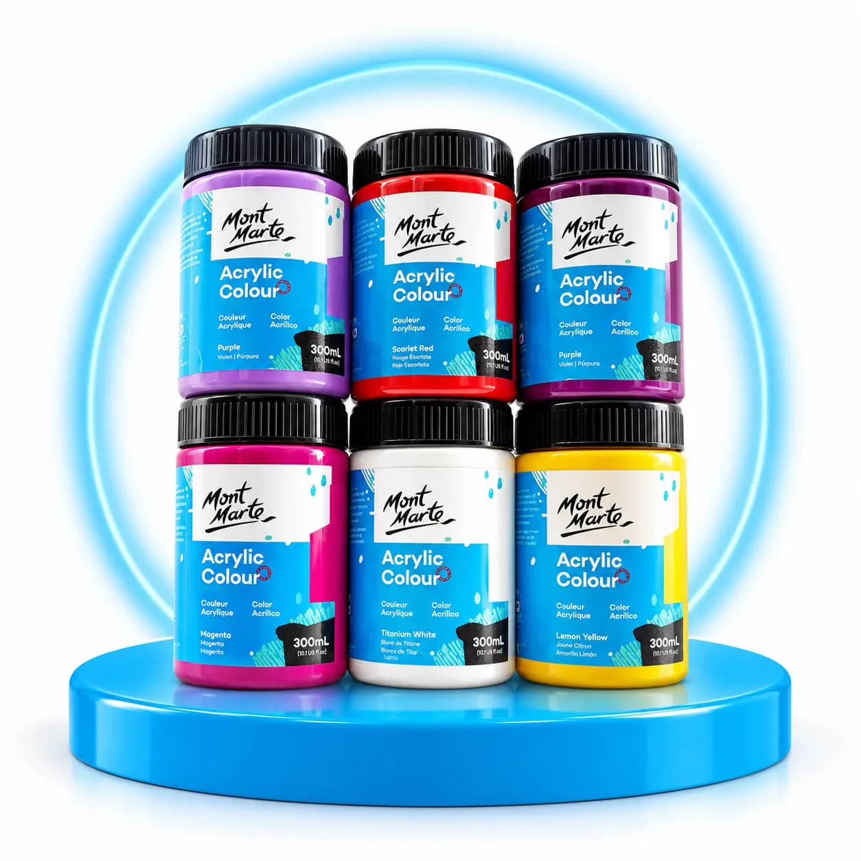 Acrylic Paint Jars & Pots