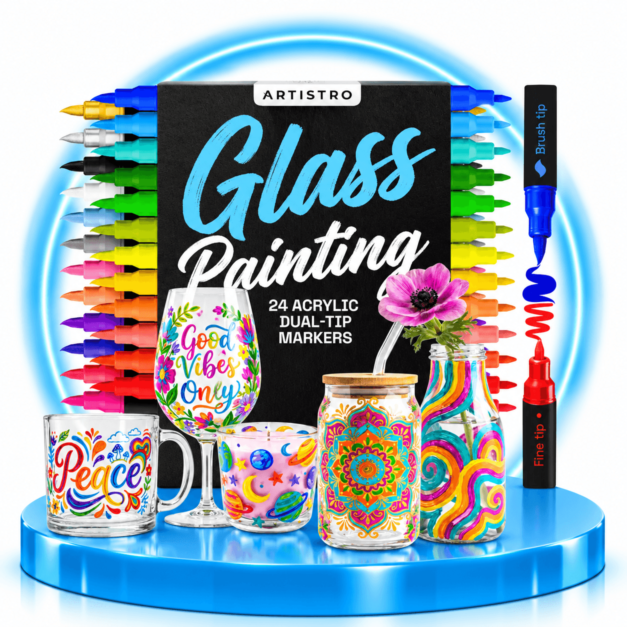Glass Paint Combo
