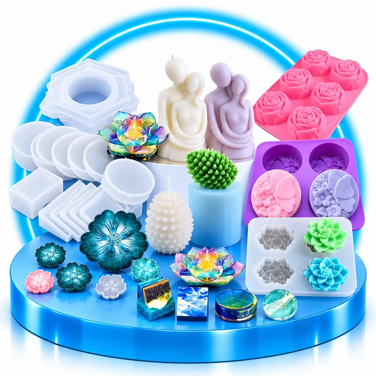 Moulds (Silicone, Resin, Candle)