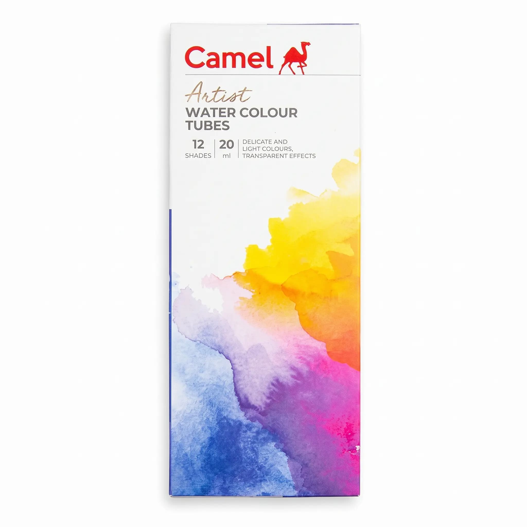 Camel Artist Watercolour Paint Set 12 Shades 20ml – Artist Watercolor Painting Colours