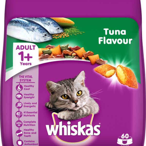 Whiskas Tuna Cat Food – Complete & Balanced Nutrition for Adult Cats