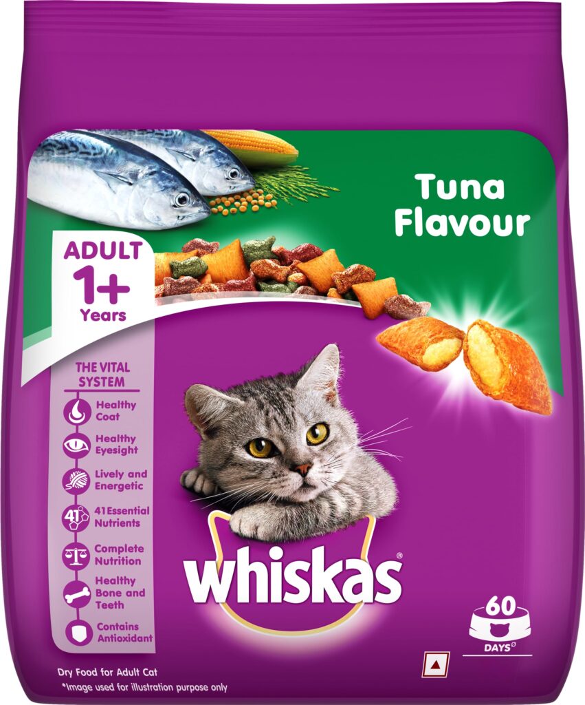 Whiskas Tuna Cat Food – Complete & Balanced Nutrition for Adult Cats